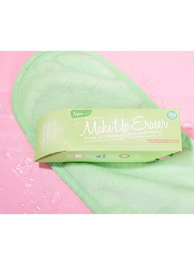 MakeUp Eraser Remover Cloth - Neon Green for Women 1 Pc - Image 2
