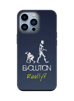 Tough Pro Case for iPhone 15 Pro Dual Layer Hybrid PC TPU Customized Mobile Cover Matte Finish Phone Case - Evolution Really (Grey)