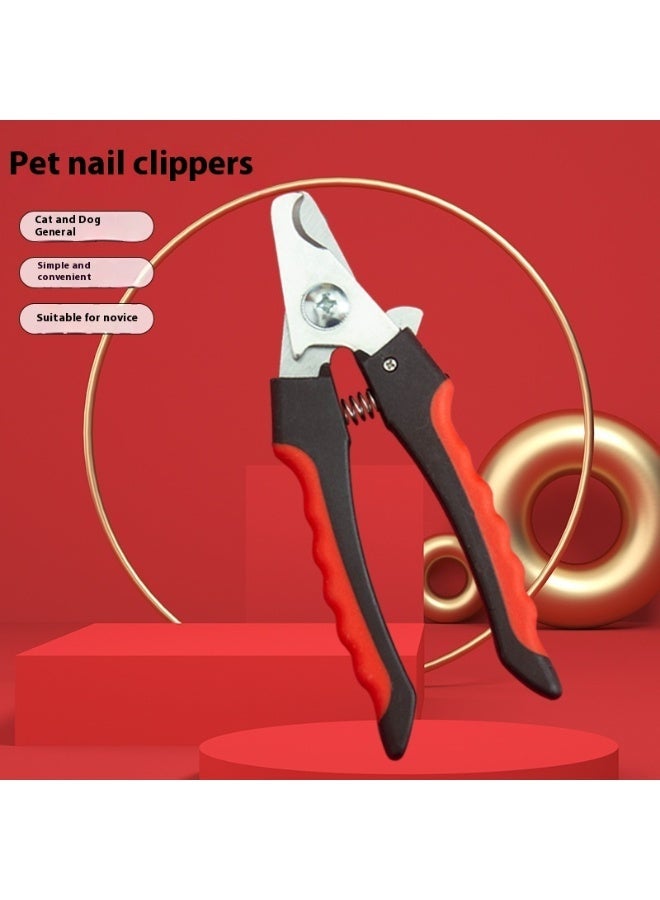 قصافة أظافر للحيوانات الأليفة – مقص احترافي للكلاب والقطط والطيور والزواحف بشفرات ستانلس ستيل وقبضة مريحة - Image 2