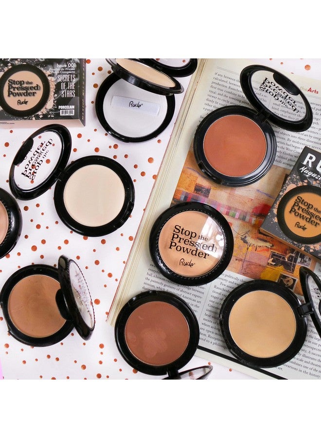 Rude Cosmetics Stop The Pressed Powder - Cool Beige 07 - Image 5