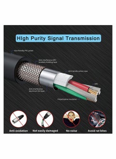 Generic 2 Pack Heavy Duty XLR Microphone Cables - 3 Pin Balanced Shielded Male to Female for Mic, Speakers, and Stage Lighting  - Image 5