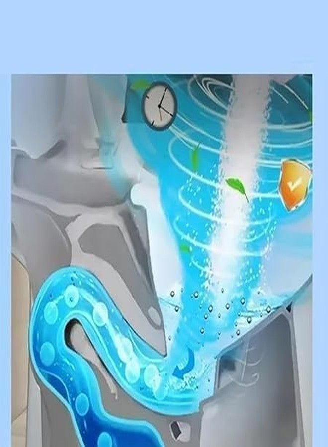 TOP SELECT Toilet Bowl Cleaning Tablets, 250g, Blue Bubble Foam Action All Purpose Cleaner | Toilet Bowl Foam Cleaner | Pipe Dredging Tool - Image 2