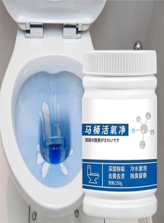 TOP SELECT Toilet Bowl Cleaning Tablets, 250g, Blue Bubble Foam Action All Purpose Cleaner | Toilet Bowl Foam Cleaner | Pipe Dredging Tool - Image 1