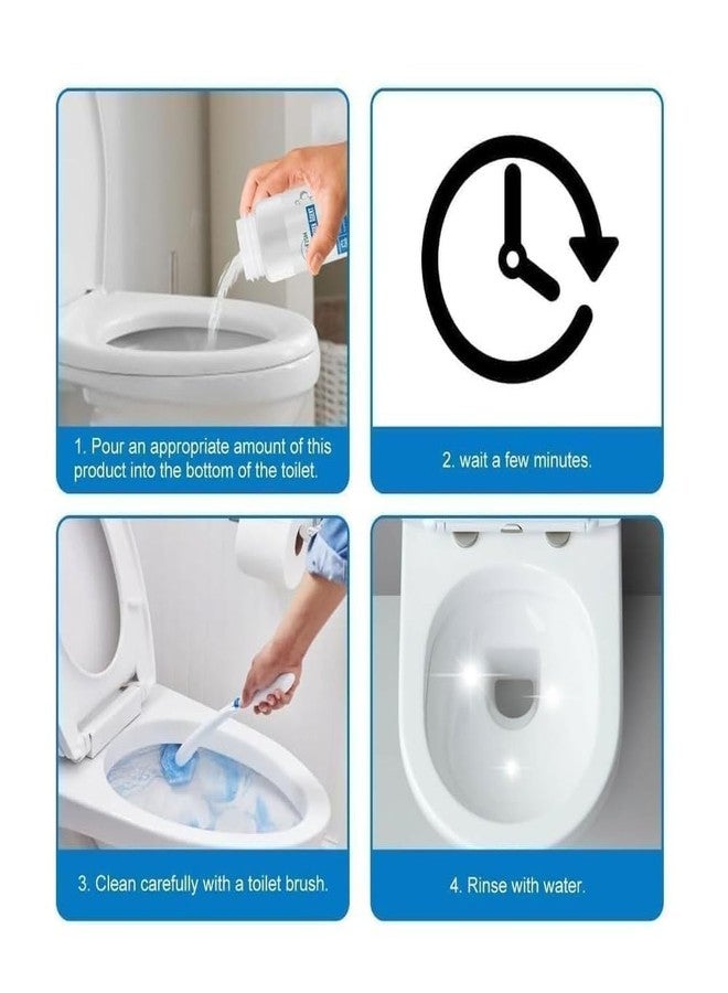 TOP SELECT Toilet Bowl Cleaning Tablets, 250g, Blue Bubble Foam Action All Purpose Cleaner | Toilet Bowl Foam Cleaner | Pipe Dredging Tool - Image 5