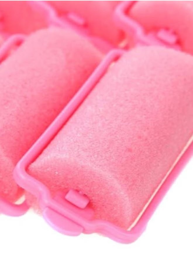 Ucanbe - 12 Piece Cushion Hair Styling Roller Set Pink - Image 1