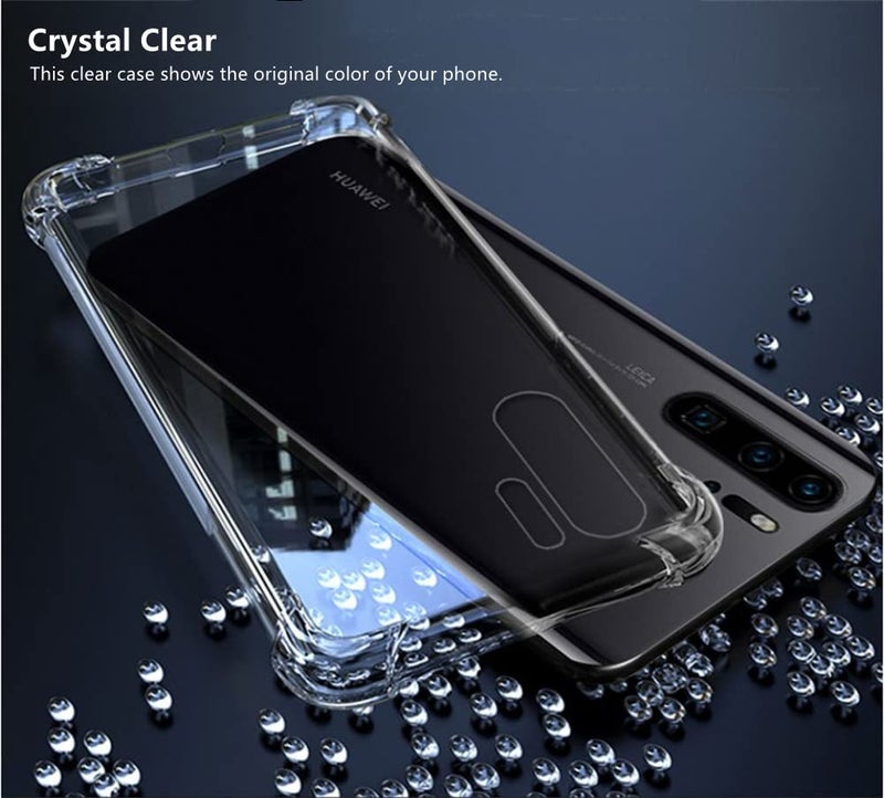 iCoverCase Compatible with Huawei P30 Pro Case Clear, Crystal Clear Soft TPU Shock Absorption Bumper Slim Thin Case -Clear - Image 4