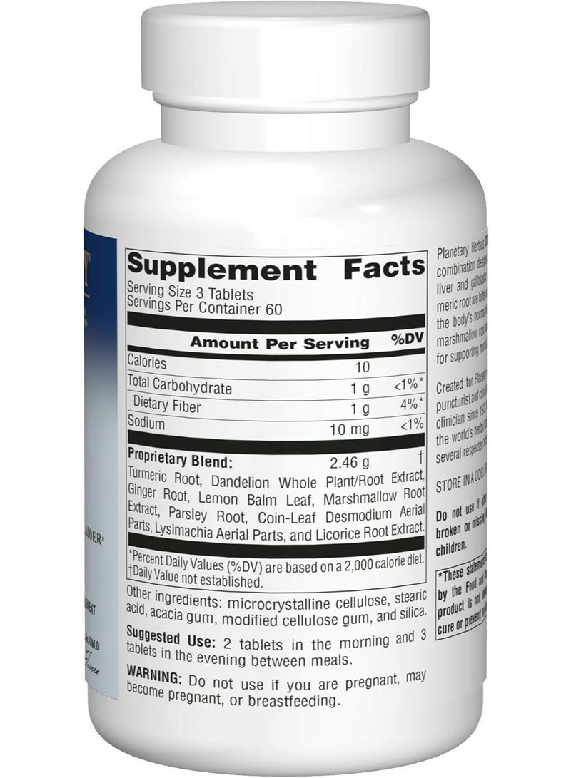 PLANETARY HERBALS Stone Free 820 mg Herbal Support for Kidney and Gallbladder 180 Tablet - Image 2