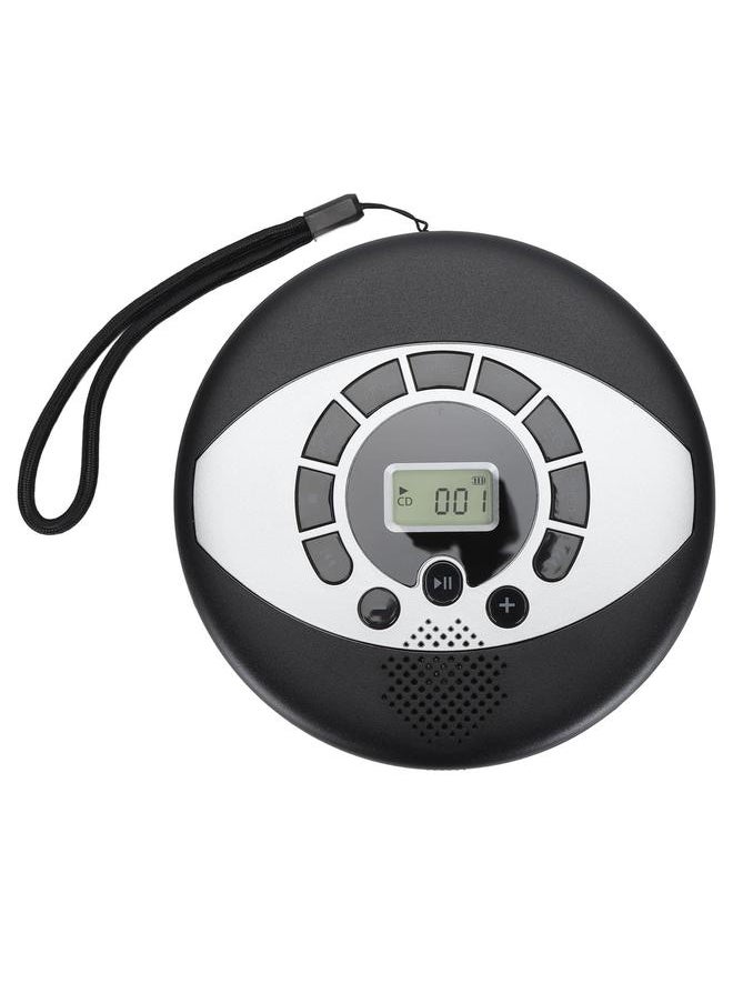 Portable CD Player with Speaker Support Headphone Insertion USB Rechargeable 1500mAh Multifunction CD Player MP3 Player