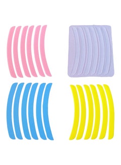 ICONSIAM Silicone Ribbon Lash Lift Ribbons Reusable Eyelash Perm Stripe Cover LamiLamination eyelash Lifting Compensator 12 pairs Tapes Set Eyelashes On the Lash Perm Shield Rod firmly Neon Colors 