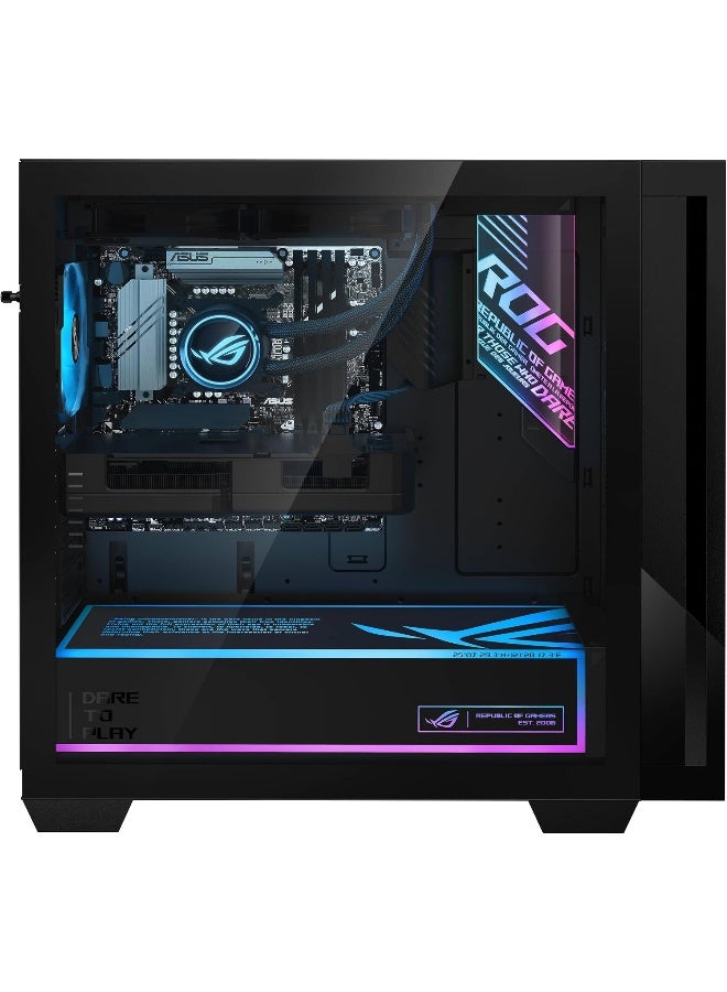 ASUS ROG G700 Gaming Desktop Intel Core Ultra 7 265F, 64GB DDR5, 4TB SSD, NVIDIA GeForce RTX 5060 8GB, Windows 11 Home, Liquid Cooler, black - Image 4