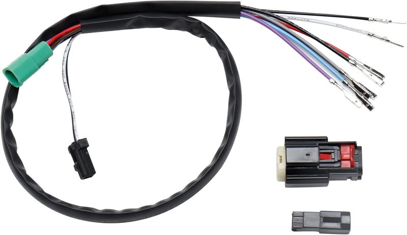 Prewired 18" Throttle by Wire and Heated Grip Wires Extension Harness for Harley 2014-2015 Touring Models - Image 1