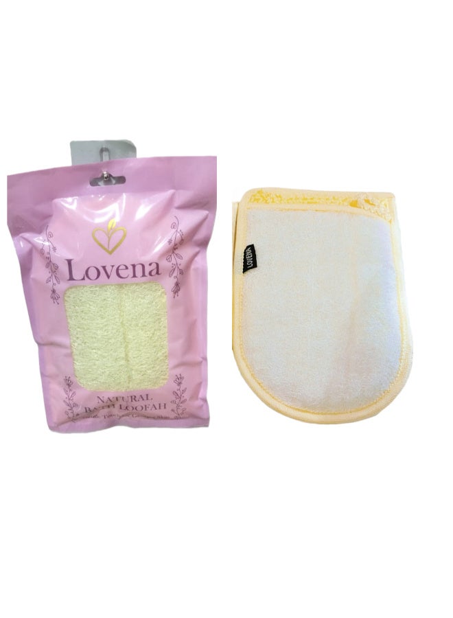 لوفينا ليفه جاونتي مصنوع  من لوف طبيعى وقماش مساج درجه اولى ناعم على الجلد  طوله 16*  25 - Image 1