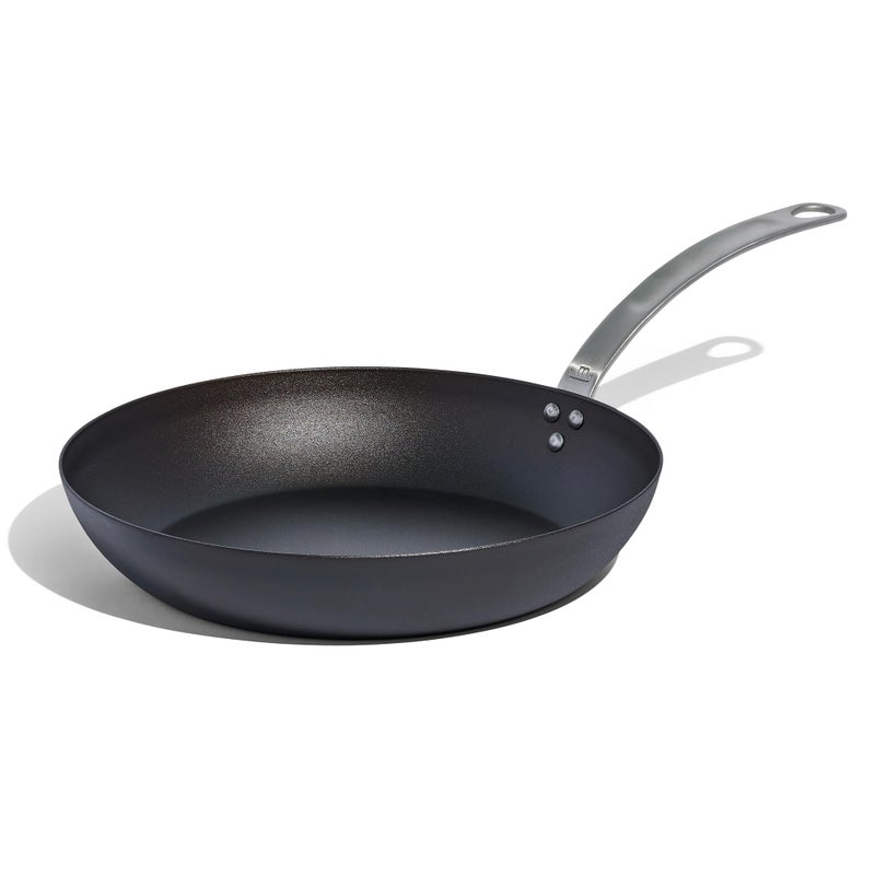 Madein Made In Cookware - Seasoned 12" Carbon Steel Frying Pan - (Like Cast Iron, but Better) - Professional Cookware - Crafted in Sweden - Induction Compatible - Image 1