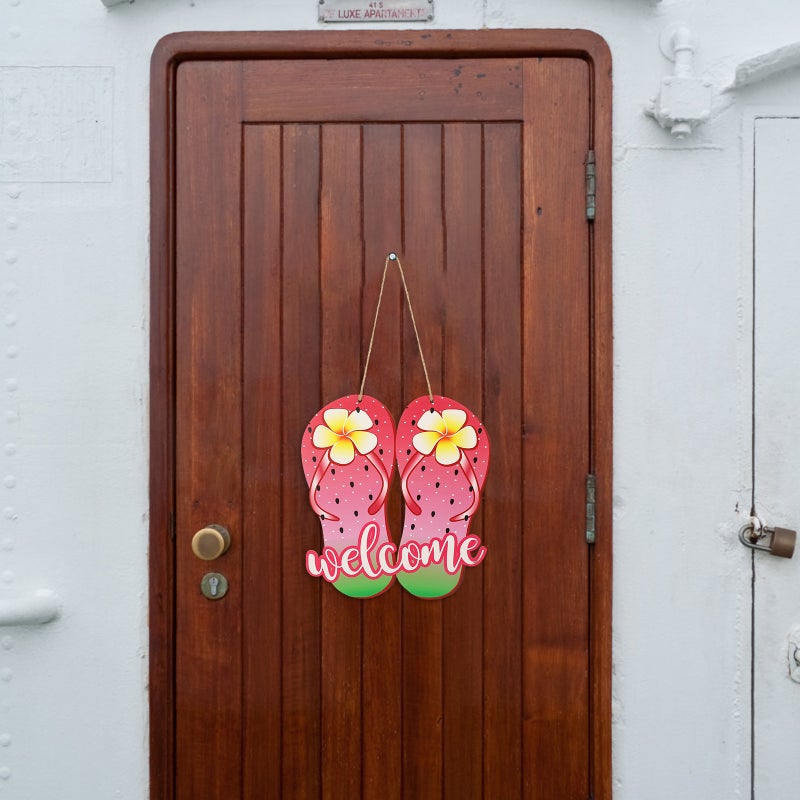 2pcs Door Sign Slipper Hanging Sign Door Hanging Decor - Image 4