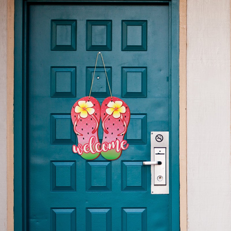 2pcs Door Sign Slipper Hanging Sign Door Hanging Decor - Image 3
