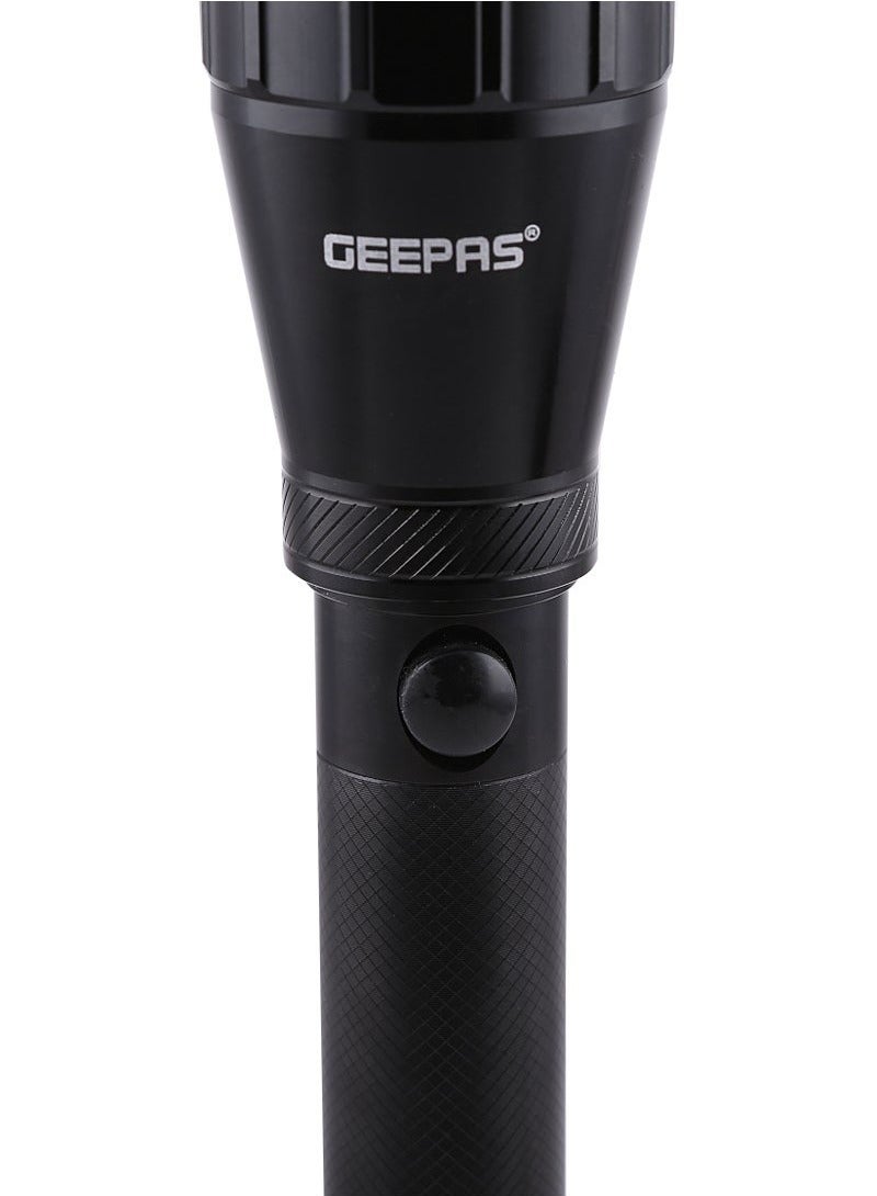 GEEPAS 3Pcs Geepas GFL51076 Rechargeable LED Flashlight, Waterproof Body | Hyper Bright Light - Image 3