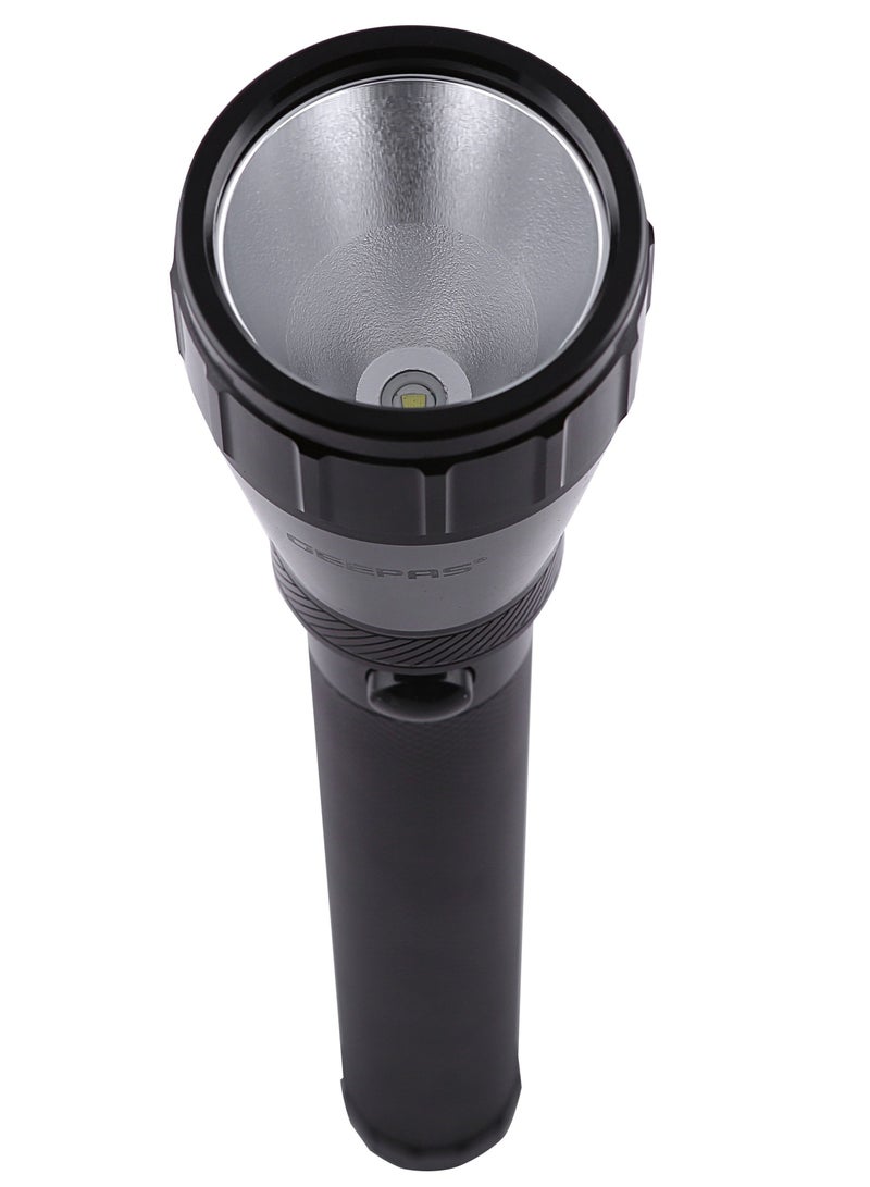 GEEPAS 3Pcs Geepas GFL51076 Rechargeable LED Flashlight, Waterproof Body | Hyper Bright Light - Image 4
