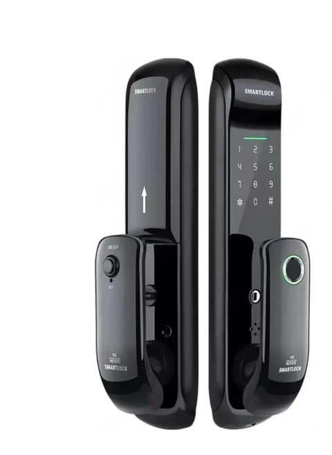 OZ-FDL-05 Life Std Speedy Keyless Entry Door Lock | Fingerprint Door Lock | keypad Door Lock | Digital Door Lock | Auto Door Lock for Home | 4 Access Mode | By Ozone India