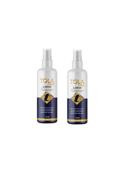 TOLA Hair Lotion For Stronger And Longer 120 ml With 1 Free