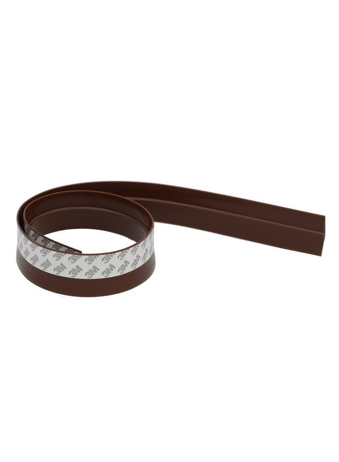 ستور 2508 متجر 2508 شريط مانع تسرب مرن من مادة البولي فينيل كلوريد للأبواب والنوافذ مع شريط لاصق بني الطول (عرض 100 سم 45 مم)