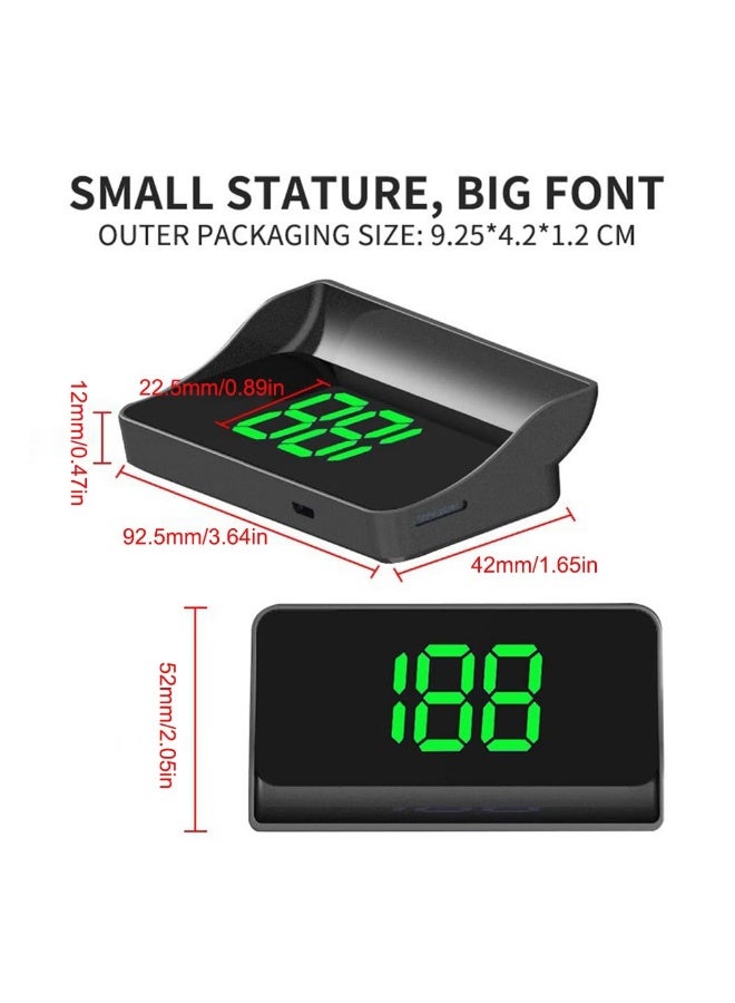 Car HUD Head Up Display, Universal GPS Car Speedometer Display Windshield Speedometer Projector KM/H, Head Up Display for Auto Vehicle SUV Tractor Glof Cart Truck Motorhome - Image 3