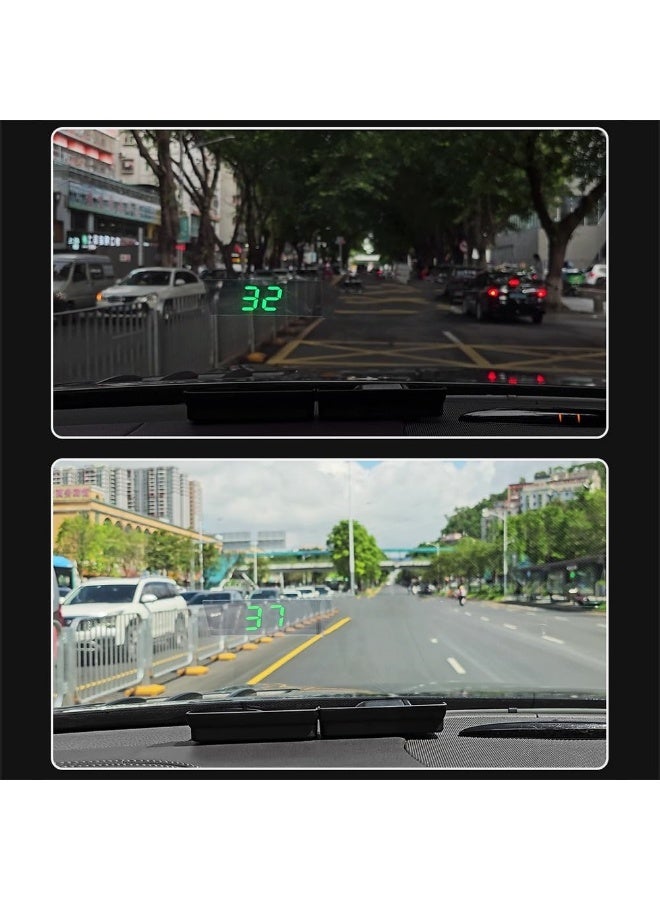 Car HUD Head Up Display, Universal GPS Car Speedometer Display Windshield Speedometer Projector KM/H, Head Up Display for Auto Vehicle SUV Tractor Glof Cart Truck Motorhome - Image 4