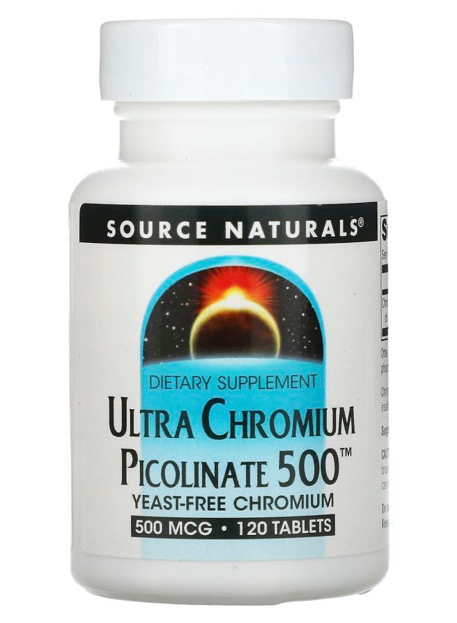 Ultra Chromium Picolinate 500™ 500 mcg 120 Tablets