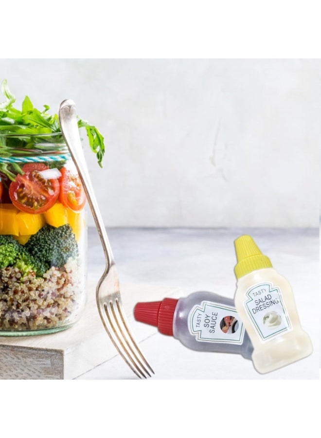 zoba Sauce and Ketchup Dispenser for Lunch Box, Travel and School Plastic - 312 - 4 Pieces - Image 3