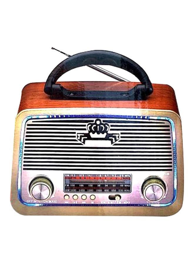LC Retro Style USB Radio Speaker with Bluetooth and FM Radio - Image 2