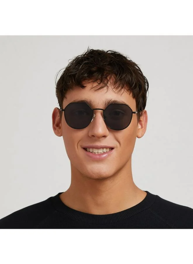 30Sundays eyewa - 30Sundays Turn Up Men's Sunglasses, Black/Gray