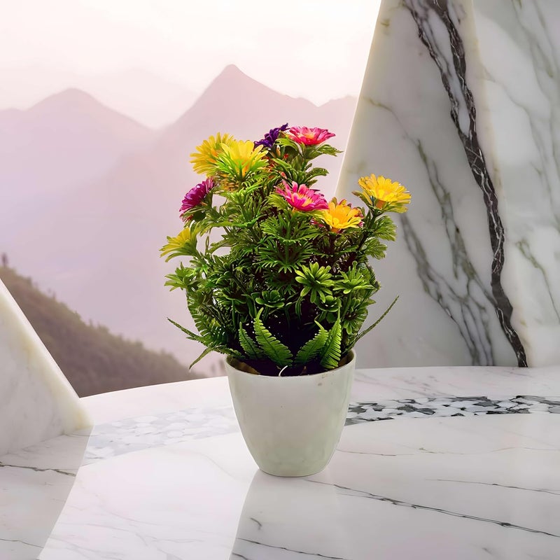 Madhav Enterprises Artificial Plants with Pot Showcase Decoration Plants Flowers Fake Plant Artificial Plants for Home Decor Office Gifting Plants Decorative Potted Plants RVAP21 - Image 2