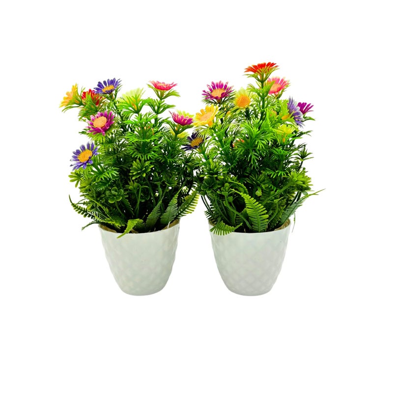 Madhav Enterprises Artificial Plants with Pot Showcase Decoration Plants Flowers Fake Plant Artificial Plants for Home Decor Office Gifting Plants Decorative Potted Plants RVAP21 - Image 3