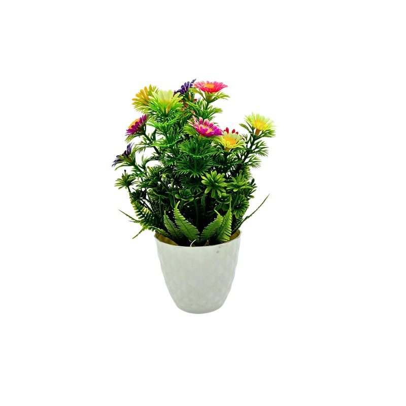 Madhav Enterprises Artificial Plants with Pot Showcase Decoration Plants Flowers Fake Plant Artificial Plants for Home Decor Office Gifting Plants Decorative Potted Plants RVAP21 - Image 1