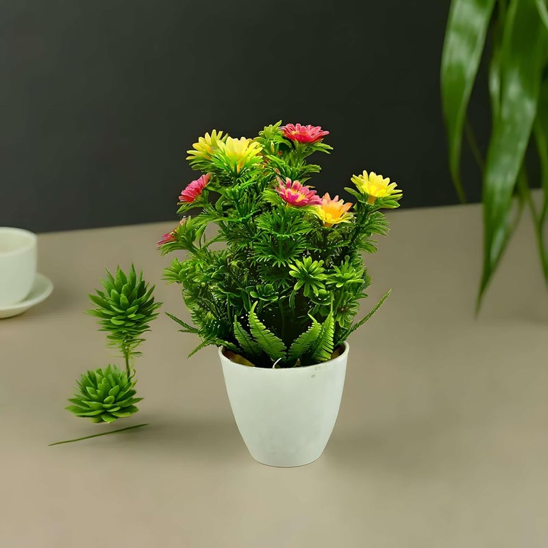 Madhav Enterprises Artificial Plants with Pot Showcase Decoration Plants Flowers Fake Plant Artificial Plants for Home Decor Office Gifting Plants Decorative Potted Plants RVAP21 - Image 5