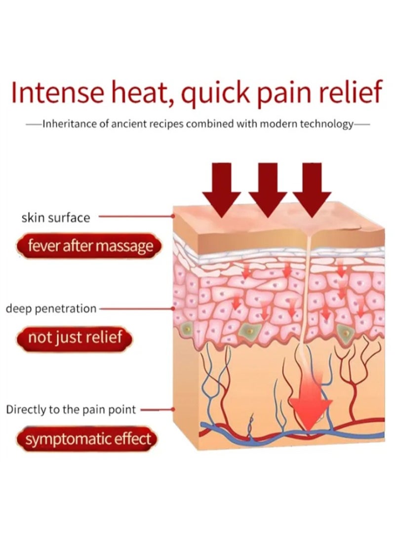 HEALMUSZ - Horse Balm Chestnut Heating Extra Warming Joint Massage Gel Muscle Recovery,Cold Compress Gel for Relieving Repair Shoulder Neck Lumbar Spine and Leg Pain Protection Joint-250ml - Image 1