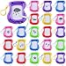 Aodaer 12 Pieces Mini Magnetic Drawing Board with Pen 4 Inch Backpack Keychain Clip Drawing Boards Erasable Doodle Board Sketch Pad Drawing Tablet for Birthday Gifts Car Trip Educational Toys - Image 2