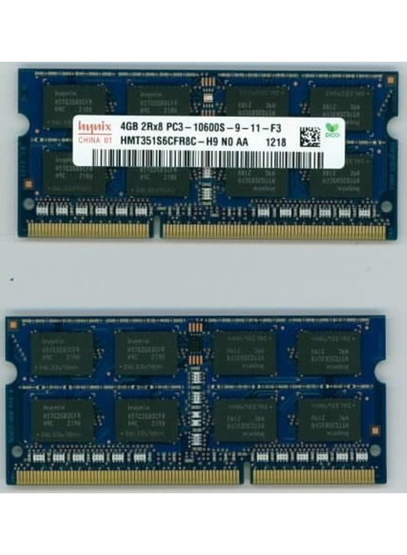 ذاكرة الوصول العشوائي للكمبيوتر المحمول هاينكس 4 جيجا بايت PC3-10600 DDR3 1333 ميجا هرتز HMT351S6CFR8C-H9، سعة 4.0 GB - Image 4