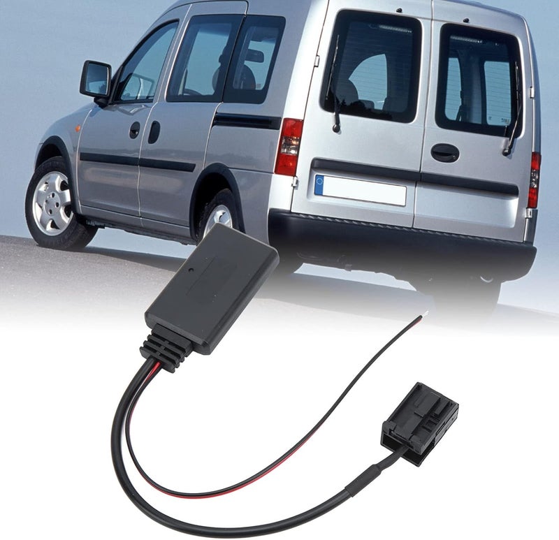 woobles Bluetooth Aux Cable Adapter, Bluetooth 5.0 Aux Cable Adapter Wireless Audio Adatper Replacement for Opel Agila Antara Astra Combo Corsa - Image 4