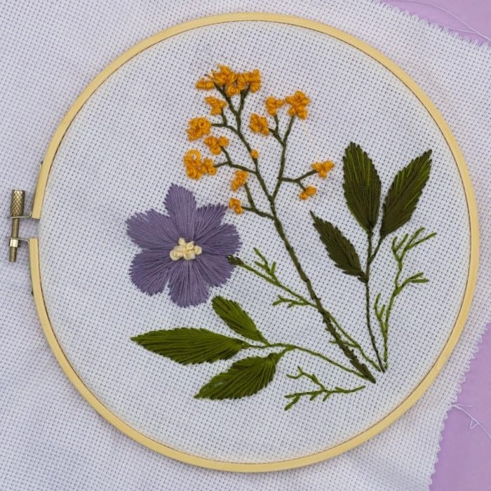 Prabhas Designs 4 Pcs Wooden Embroidery Hoop Ring Frame for Embroidery Work Stitch Work Craft Work Embroidery RingSize 6 8 10 and 12 Inch - Image 5