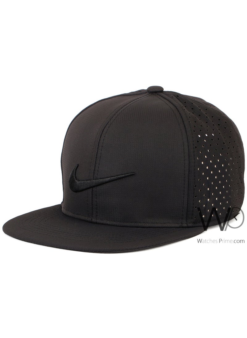 NIKE ORIGINAL Nike Snapback hip hop Cap Black Color Cotton Mens Hat  - Image 1