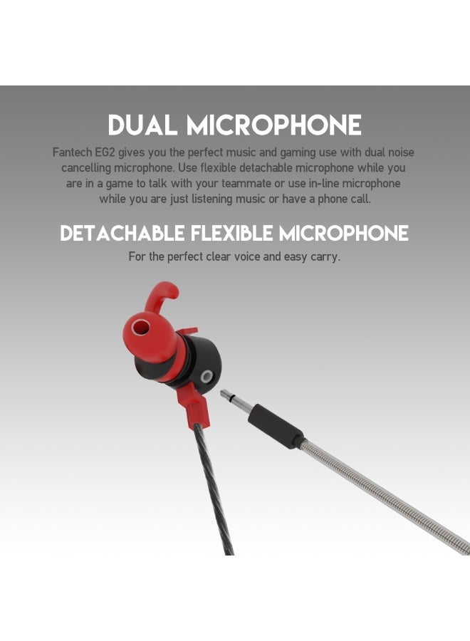 فانتيك سماعات أذن EG2 SCAR للألعاب - مكبر صوت: 10 مم - ميكروفون: متعدد الاتجاهات - موصل: TRRS - طول السلك: 1.2 متر - ميكروفون قابل للفصل - Image 4