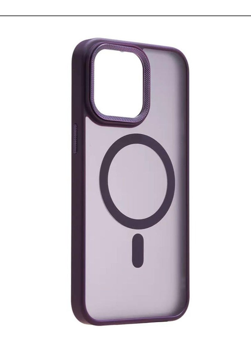 Eco Case for iPhone 13 Pro MaX Case Magnetic Translucent Matte Phone Cases [Compatible with MagSafe] Thin Slim Fit Shockproof Bumper Hard Protective Cover for Women Men Girls - Image 1