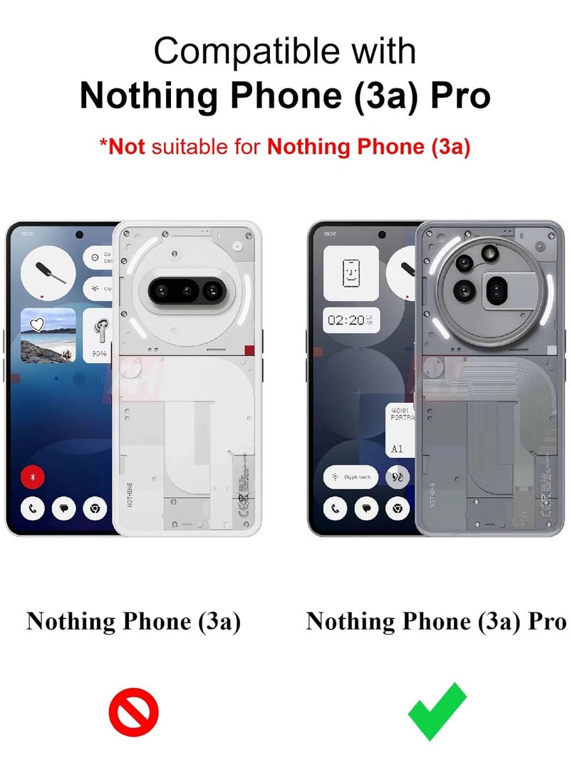 Case for Nothing Phone 3a Pro Clear Cover with Reinforced Corner Bumper Slim Fit Shockproof Flexible TPU Case for Nothing Phone 3a Pro  - Image 2