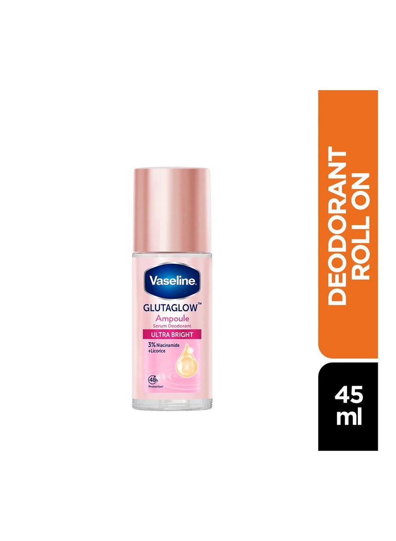 Vaseline Glutaglow Ultra Bright Ampoule Serum Deodorant 45 ML - Image 4