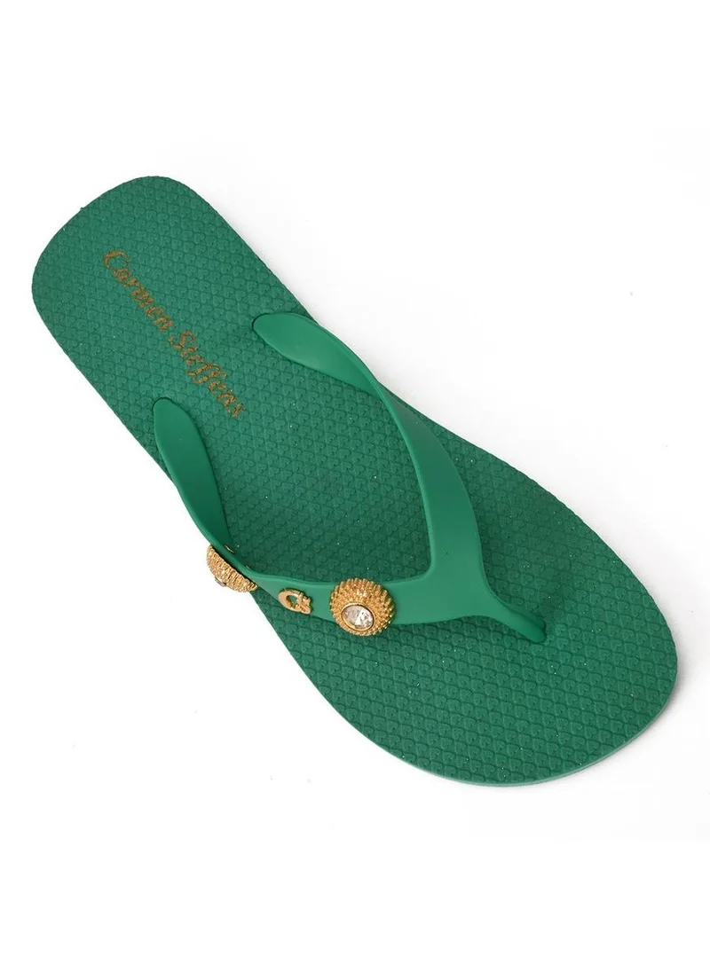 Carmen Steffens Acqua Flip-Flops with Decoration