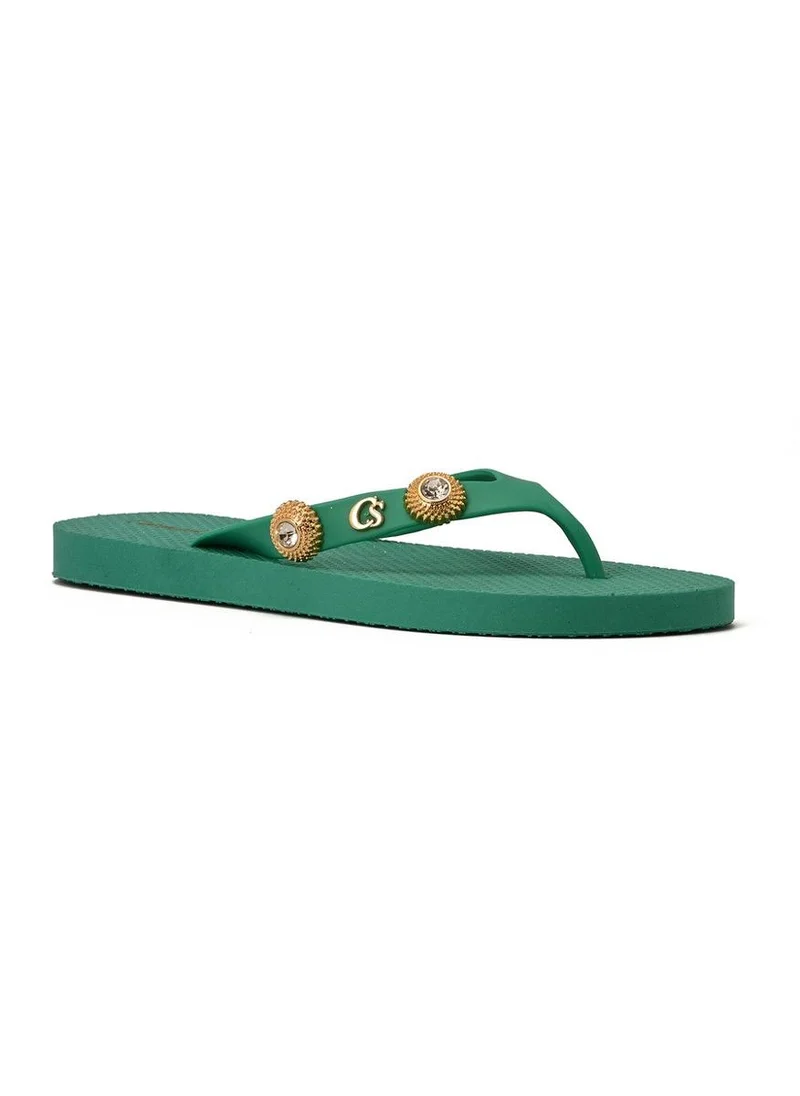 Carmen Steffens Acqua Flip-Flops with Decoration