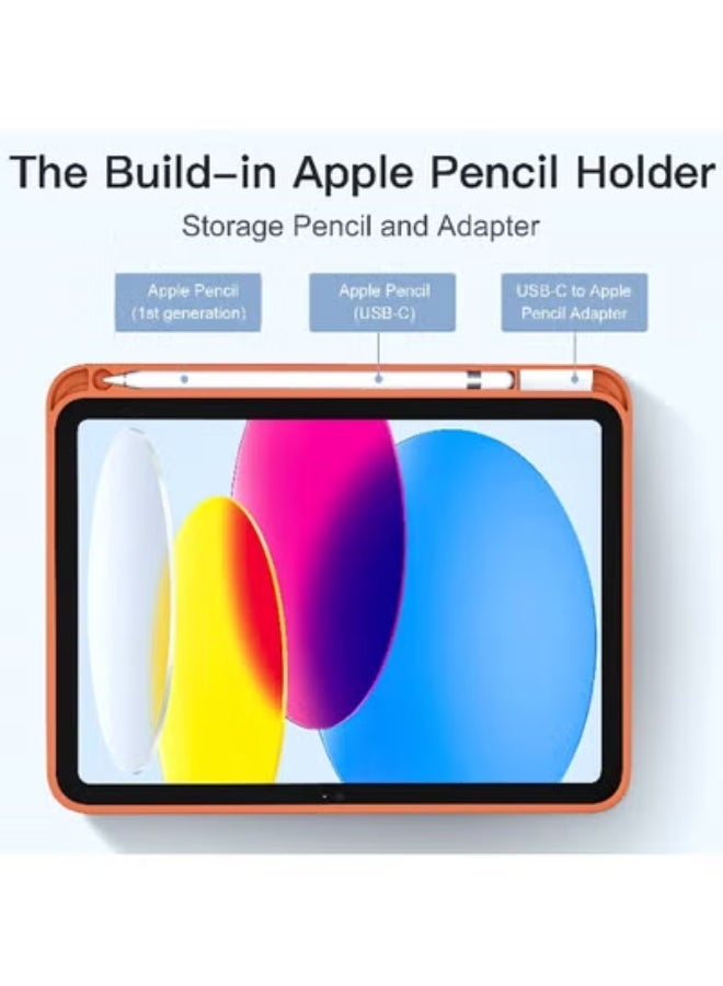 JMD iPad 10.9 Case 10th Generation (2022) / iPad 11th Gen A16 (2025) – Slim Magnetic Trifold Stand Cover with Pencil Holder, Auto Sleep/Wake, Shockproof Lightweight Protection - Image 4