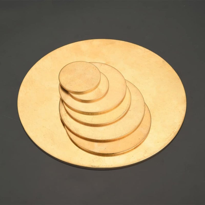 قرص النحاس الأصفر H62 80x1 مم حشوة متينة للتطبيقات الكهربائية والميكانيكية - Image 1