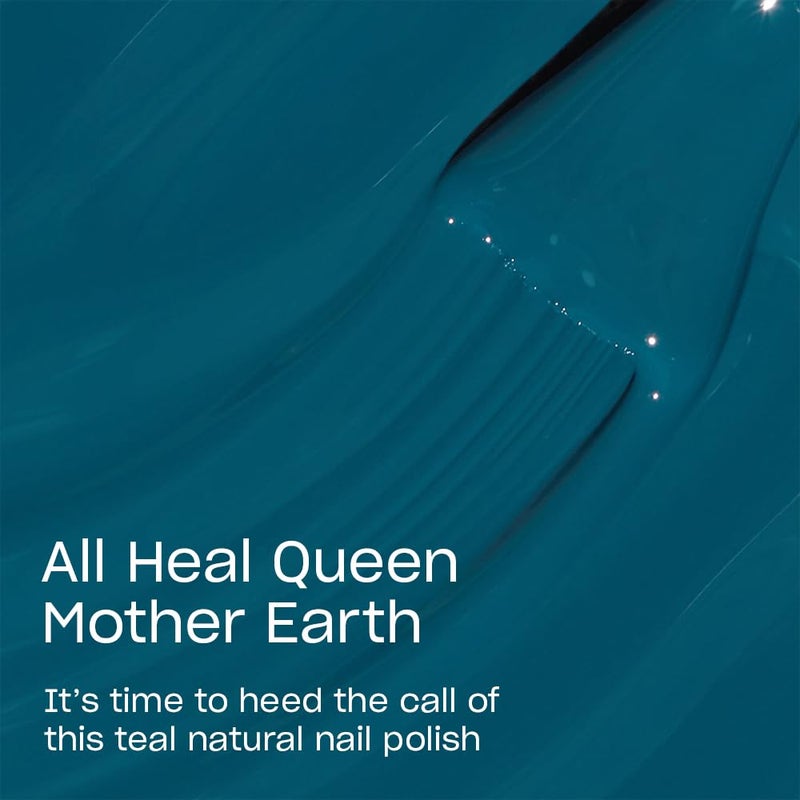 OPI Nature Strong All Heal Queen Mother Earth | Opaque Dark Green CrÃ¨me Natural Origin Nail Polish | Plant Based, Vegan, Cruelty Free - Image 2