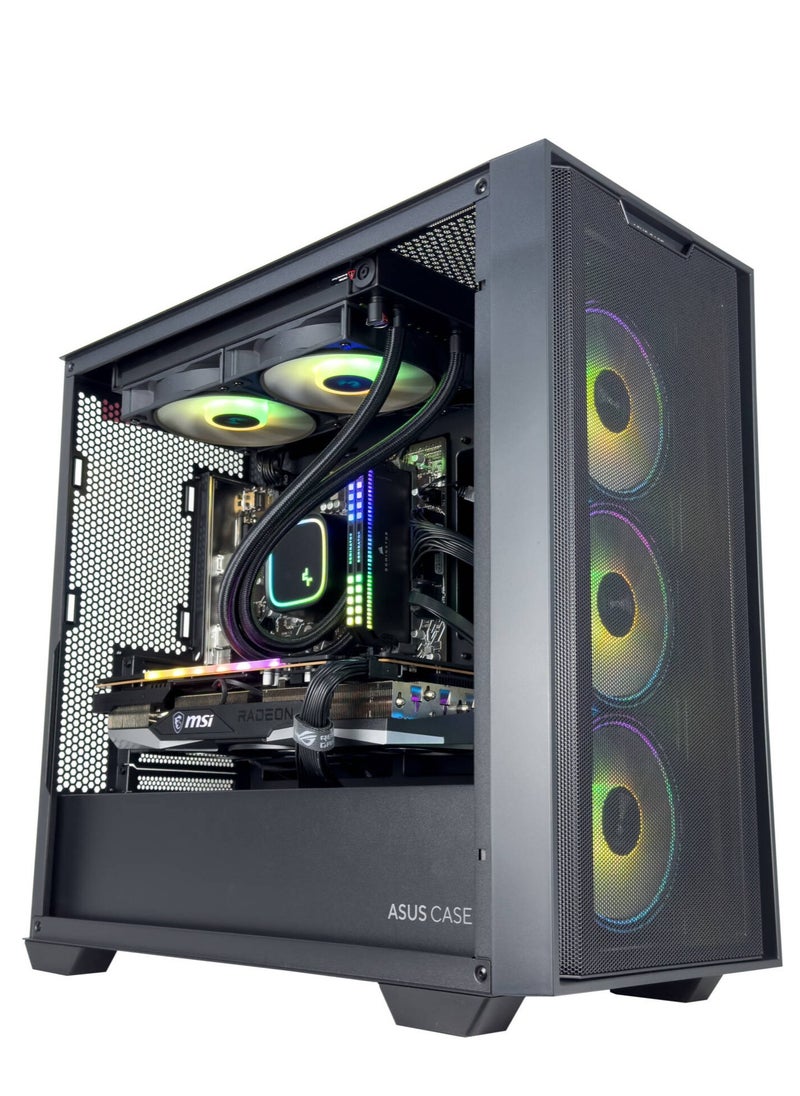 Infinite Horizon Gaming PC - AMD Ryzen 5 3600 Processor, 6 Cores & 12 Threads, DDR4 32GB (2*16) 3600MHz Ram, Nvidia GeForce RTX 4070 Super OC Edition 12GB GDDR6X Graphics Card, 2TB NVMe M.2 SSD, 3 Fan AIO Liquid Cooler, 750W 80 Plus Power Supply, Windows 11 Pro | Wi-Fi
